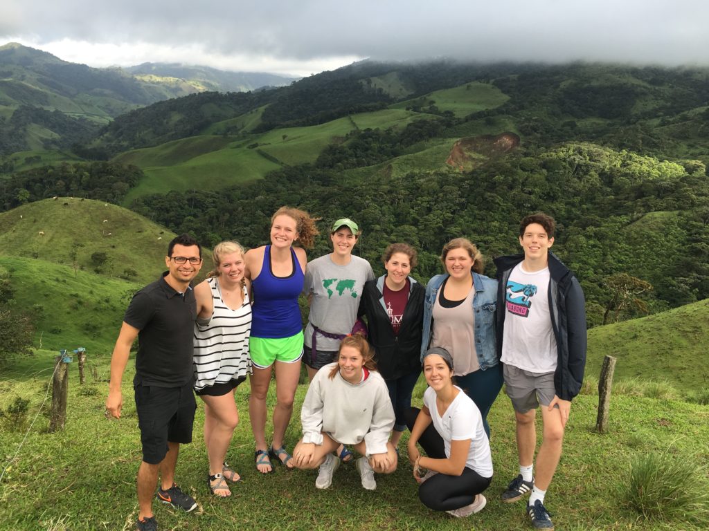 students in Costa Rica Summer Program