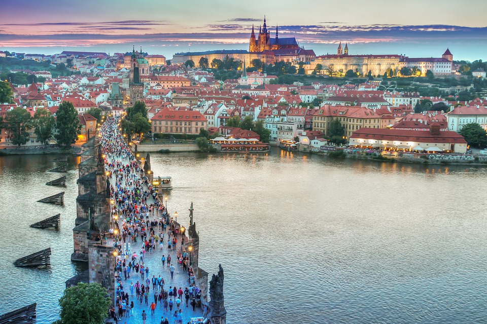 landscape picture of Prague