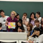 a student with Japanese students