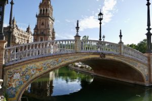 picture of bridge over water in Seville